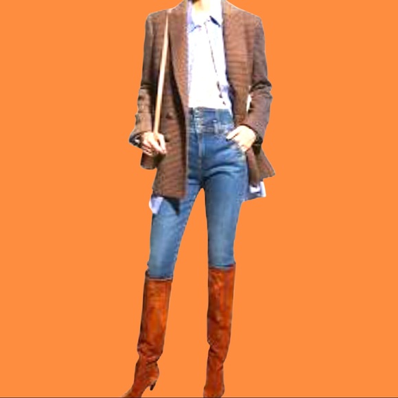 Wool Blend Floral & Paisley Embroidery Jacket M - Picture 7 of 8